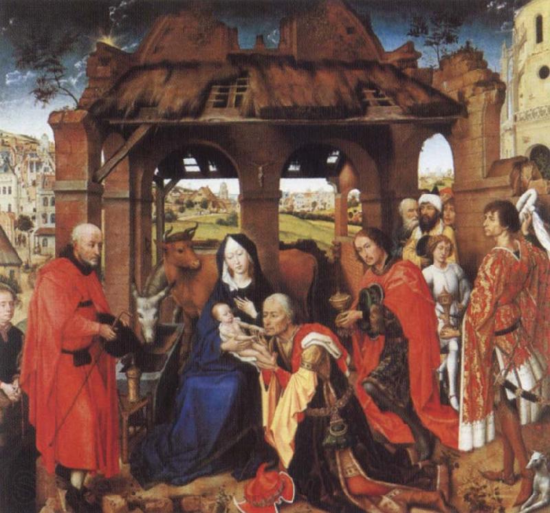 Rogier van der Weyden St.Columba Altarpiece Spain oil painting art